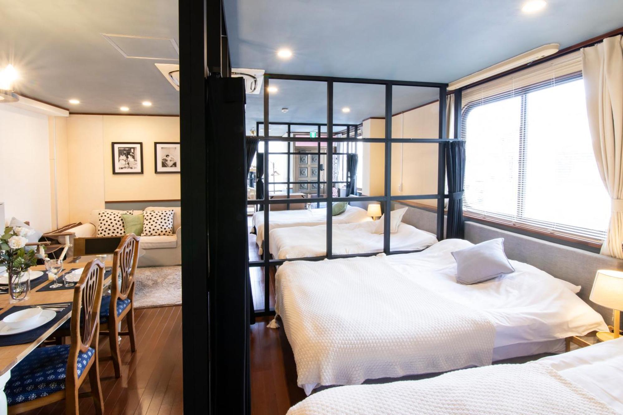 Apartamento 【5/24New Open】浅草徒歩3分/Max9名/無料駐車場/渋谷直通 Tokio Exterior foto