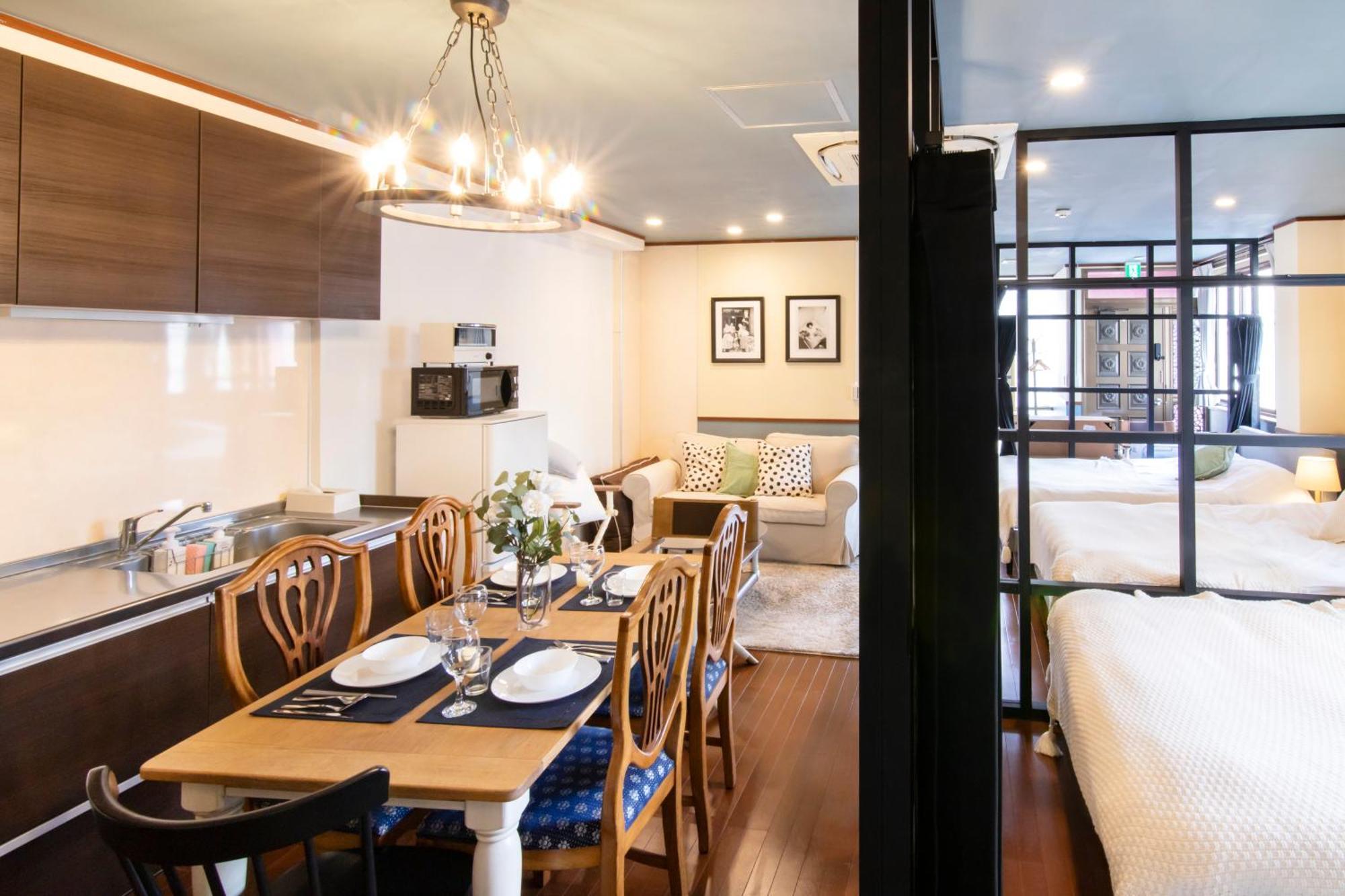 Apartamento 【5/24New Open】浅草徒歩3分/Max9名/無料駐車場/渋谷直通 Tokio Exterior foto